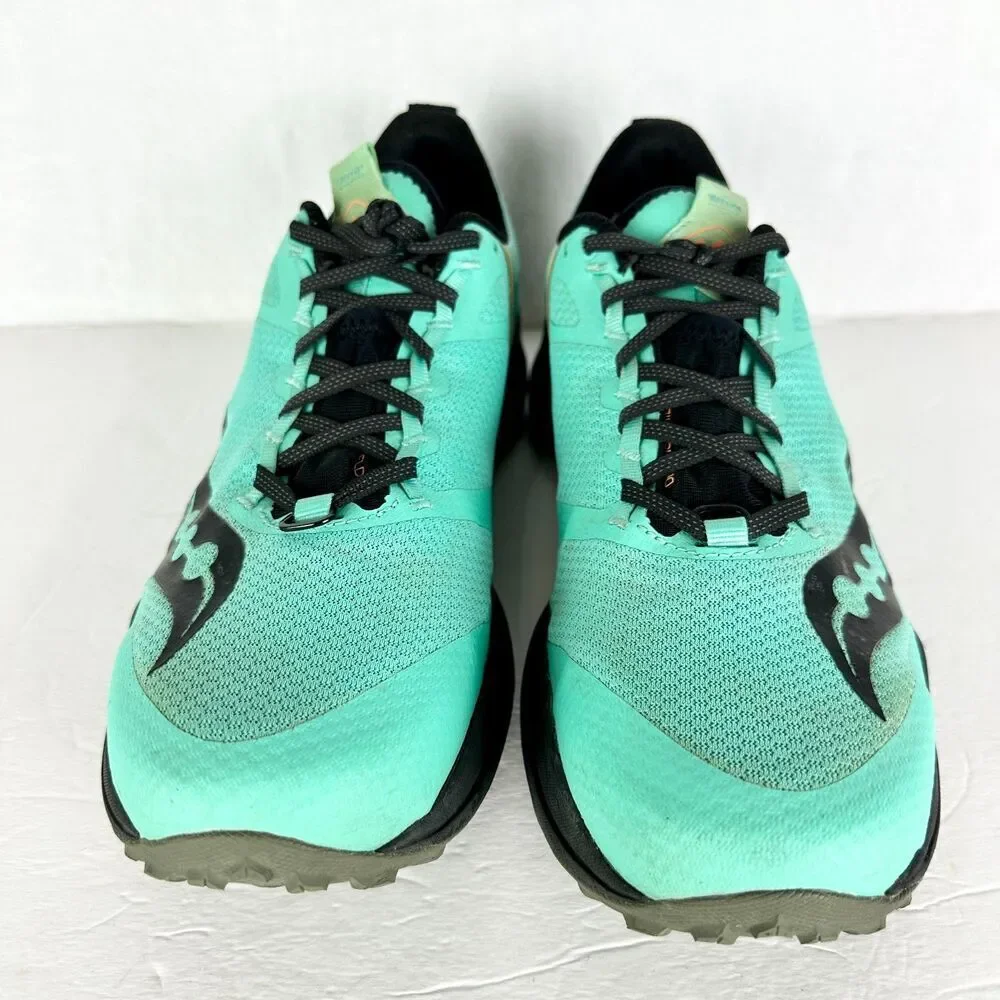 Saucony Xodus Ultra Trail Running Shoes Cool Mint Men's Size 11 PWR Trac Sole